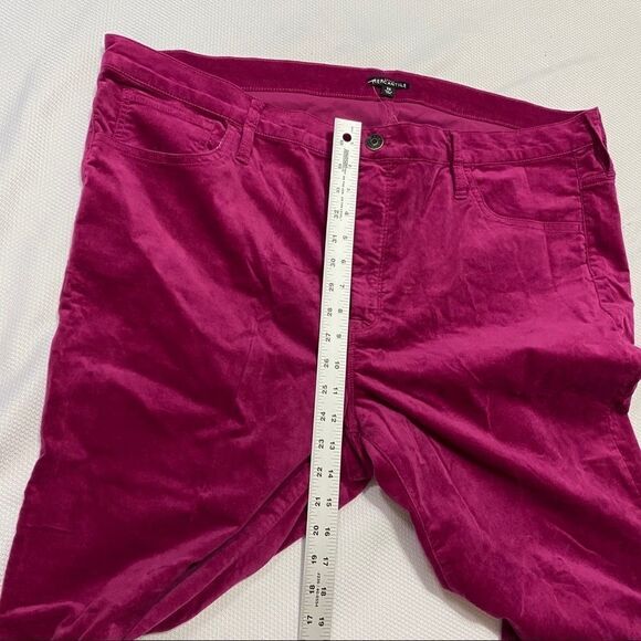 J. Crew Mercantile High Rise Skinny Fuchsia Pants - Picture 4 of 7